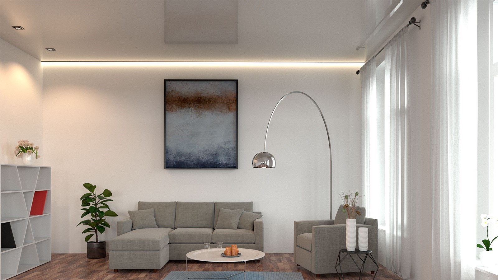 Verkleidete Decke